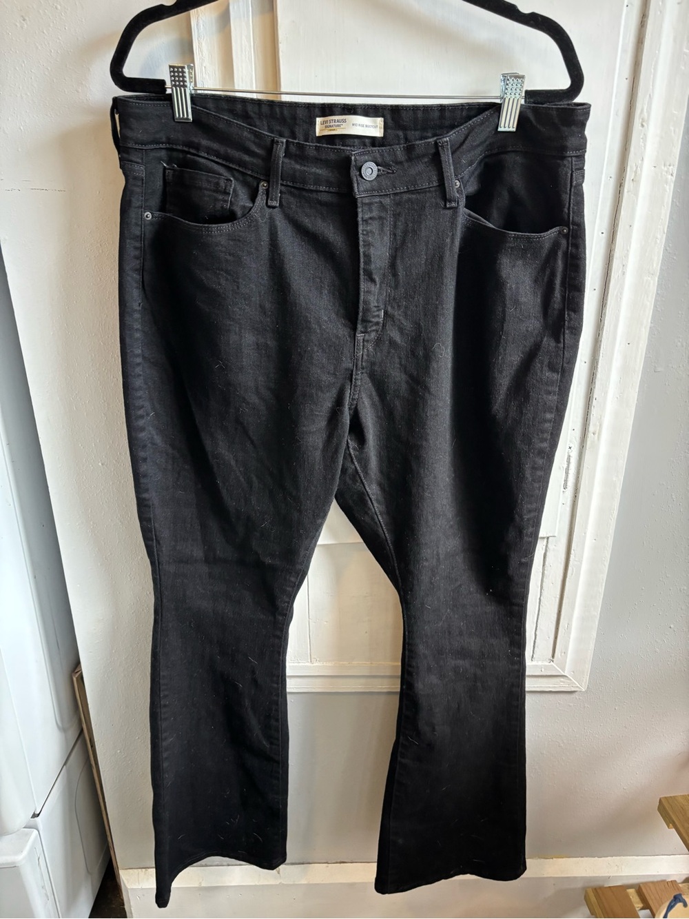 Signature by Levi Strauss Black Bootcut Jeans